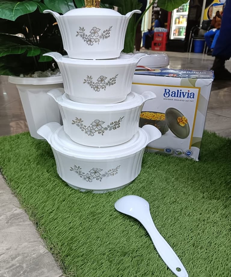 4-Piece Balivia Insulated Hotpot Set