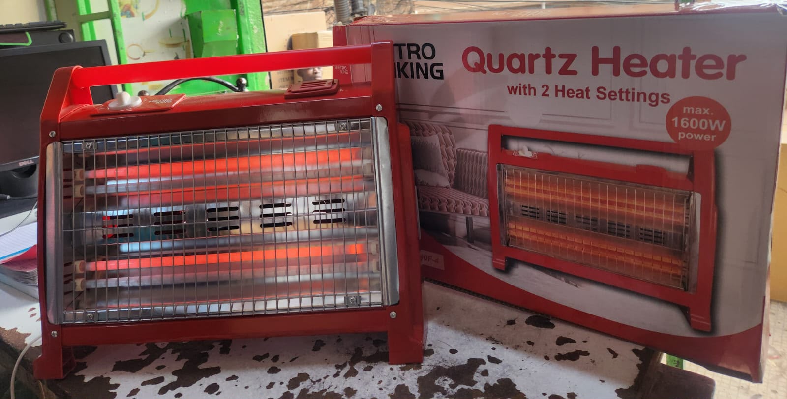 Metro King QH-90F-4 Halogen Quartz Heater
