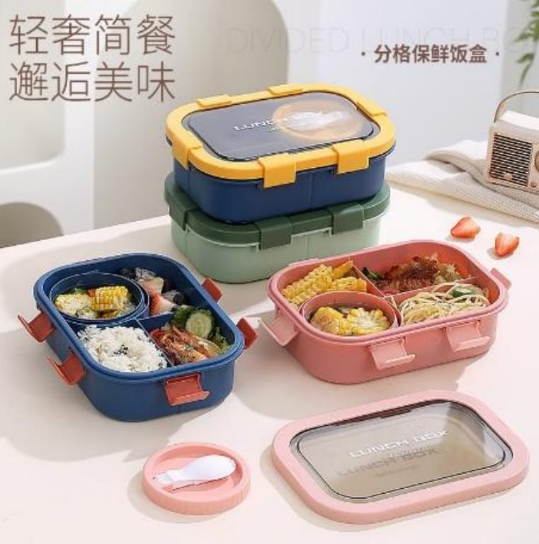 3-Compartment Lunch Box