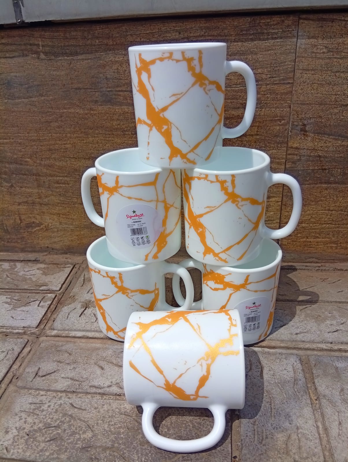 6-Piece Opal Mug Set 320ml