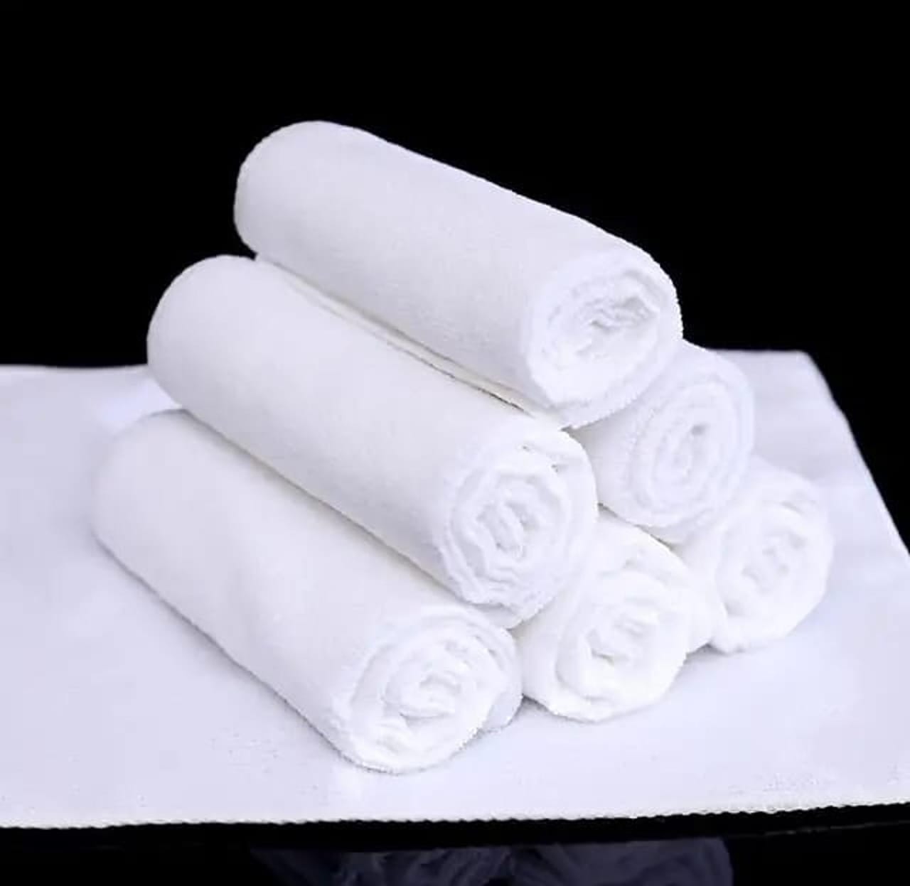 White Microfiber Hand Towel 40x70cm