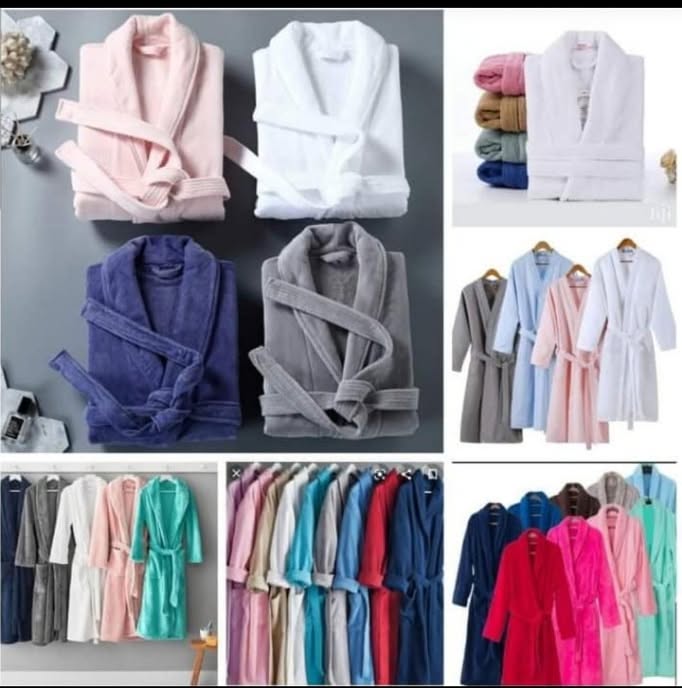 Cotton Terry Towel Bathrobe