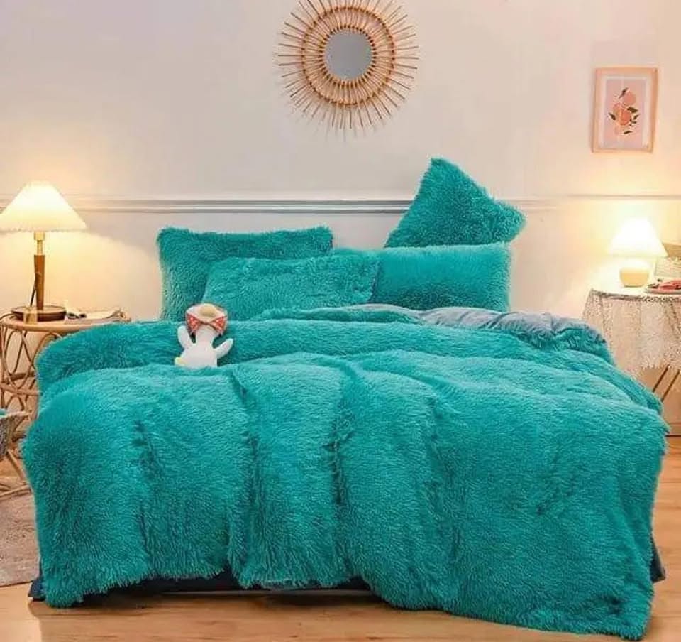 6-Piece Luxury Velvet Fleece Duvet Set