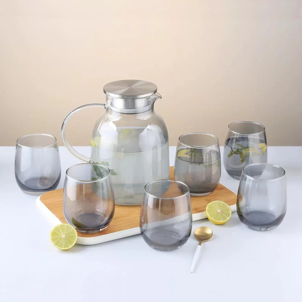7-Piece Glass Jug Set 1800ml