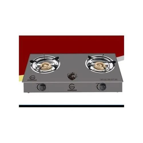 Eurochef 2-Burner Glass Top Gas Cooker