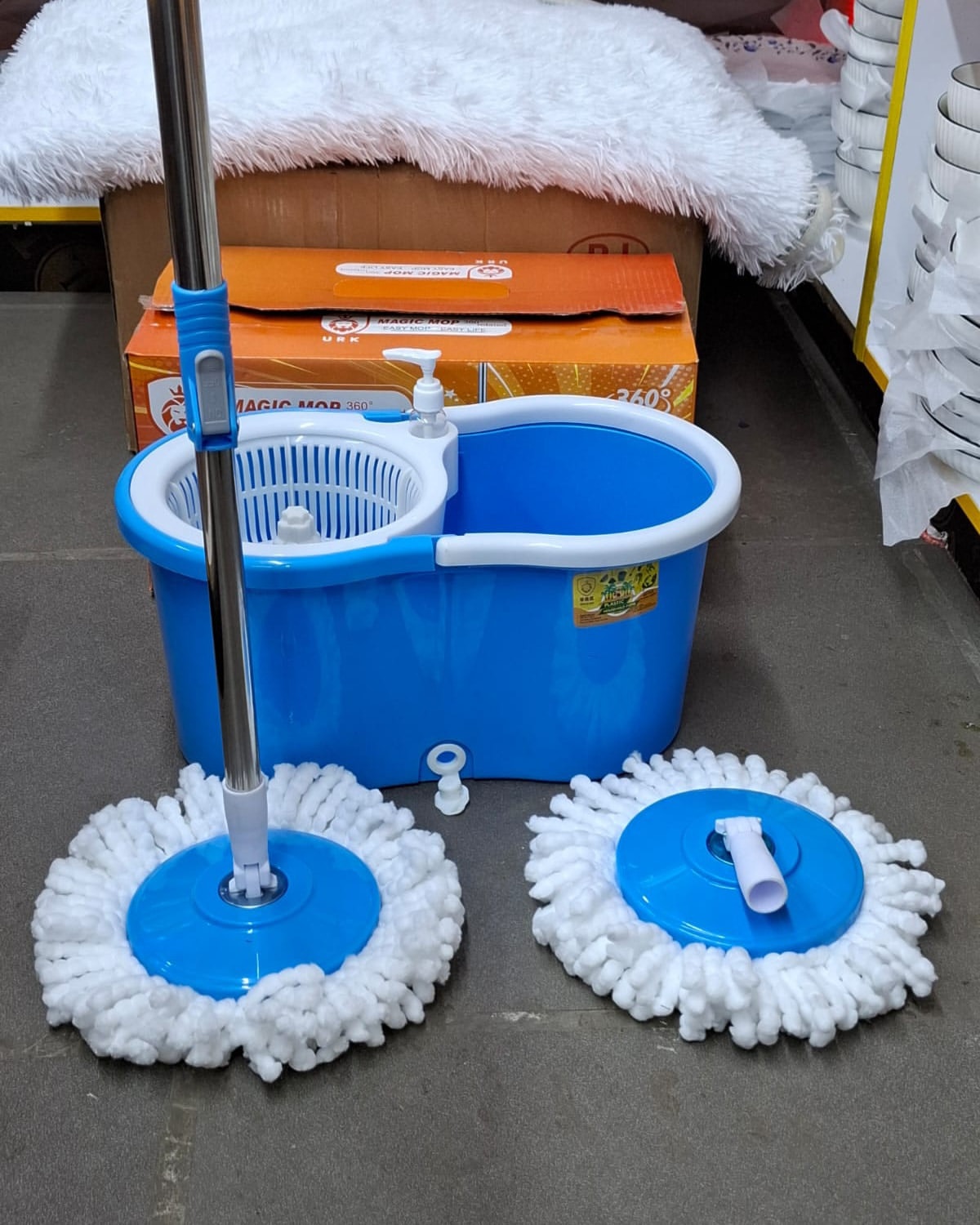 360-Degree Magic Spin Mop Set