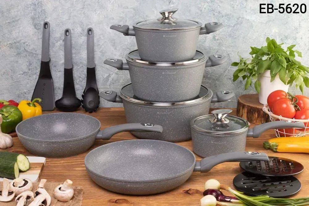 15-Piece Edenburg Cookware Set