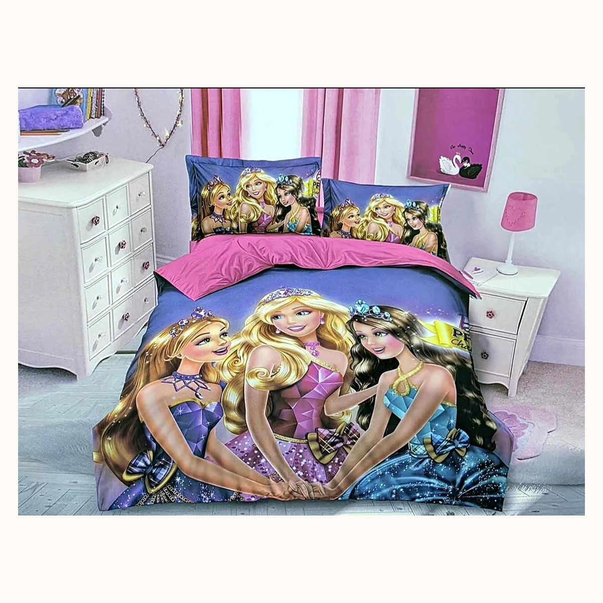 Kids Character Comforter, Fashion Dolls Design