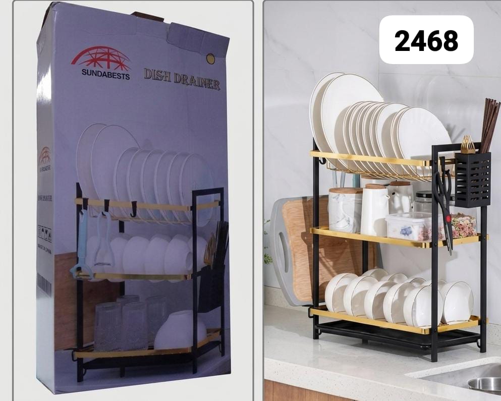 Sunda 3-Layer Dish Rack 2468