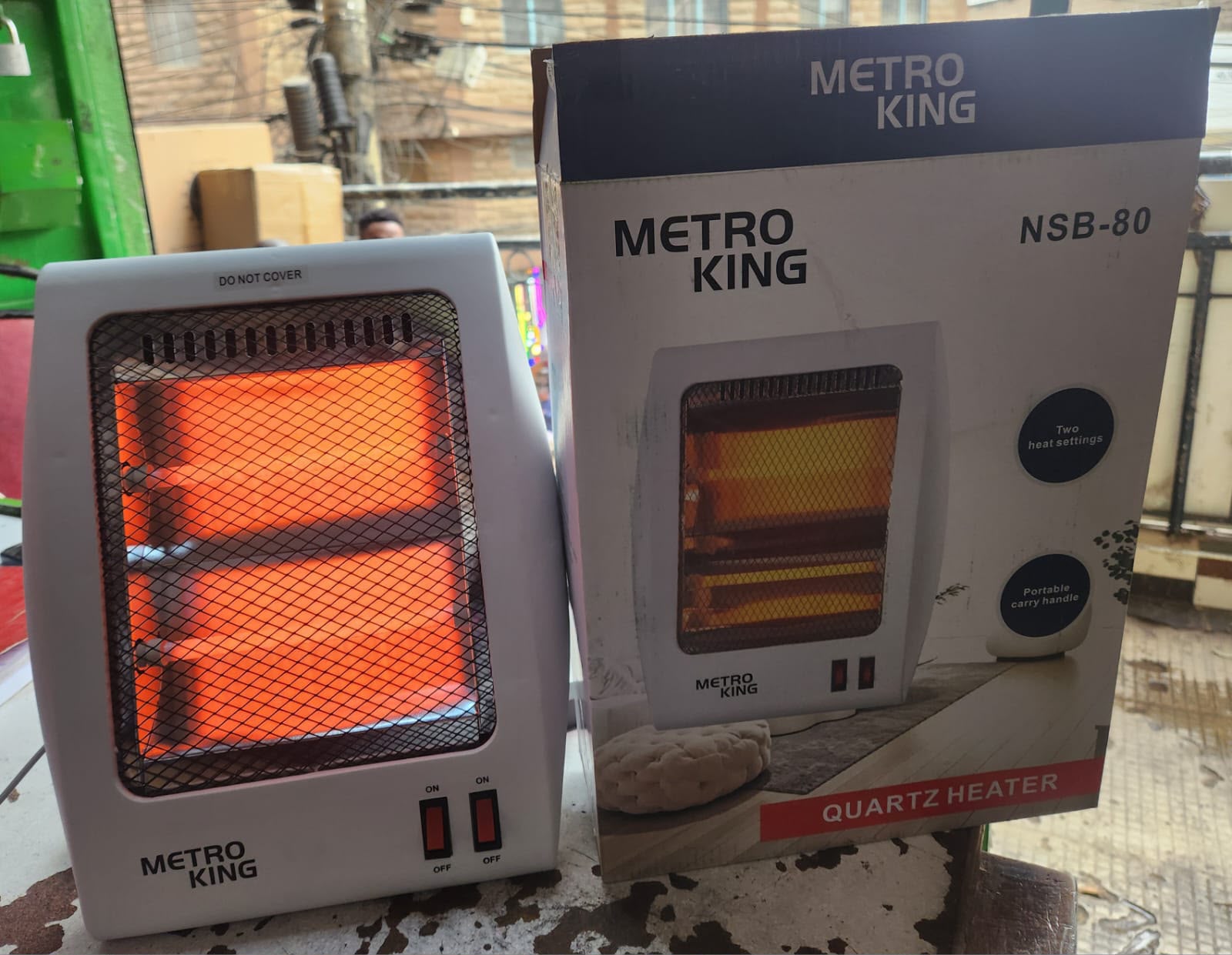 Metro King NSB-80 Quartz Room Heater