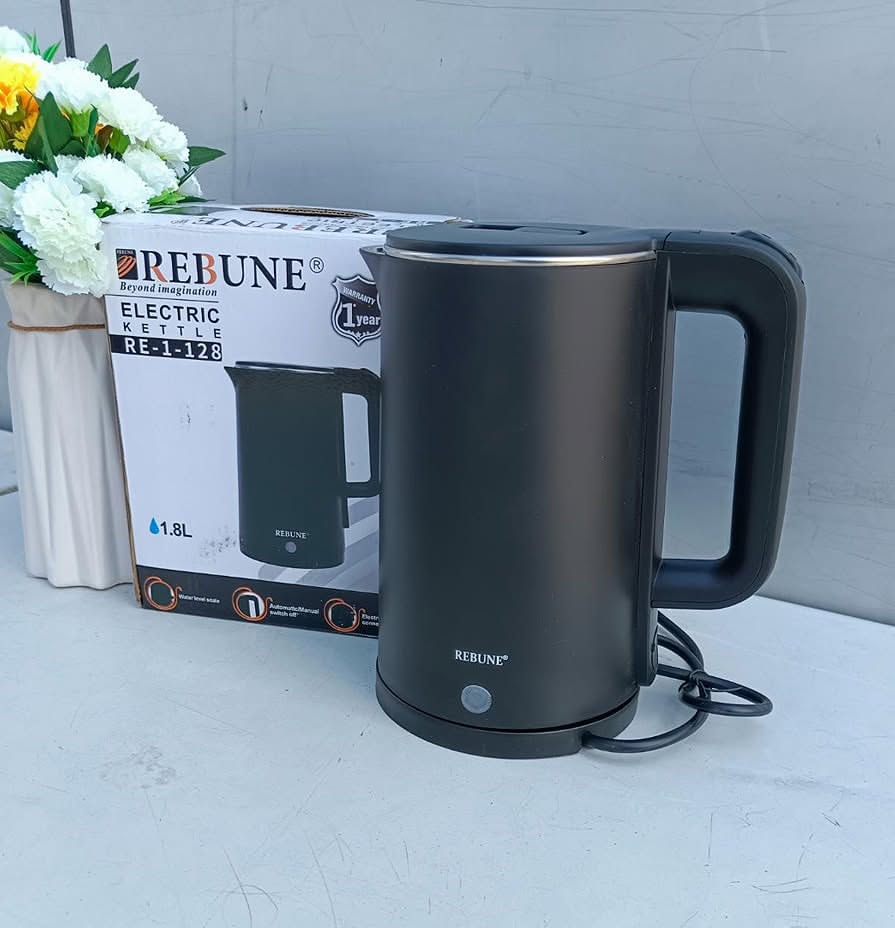 Rebune Black Electric Kettle
