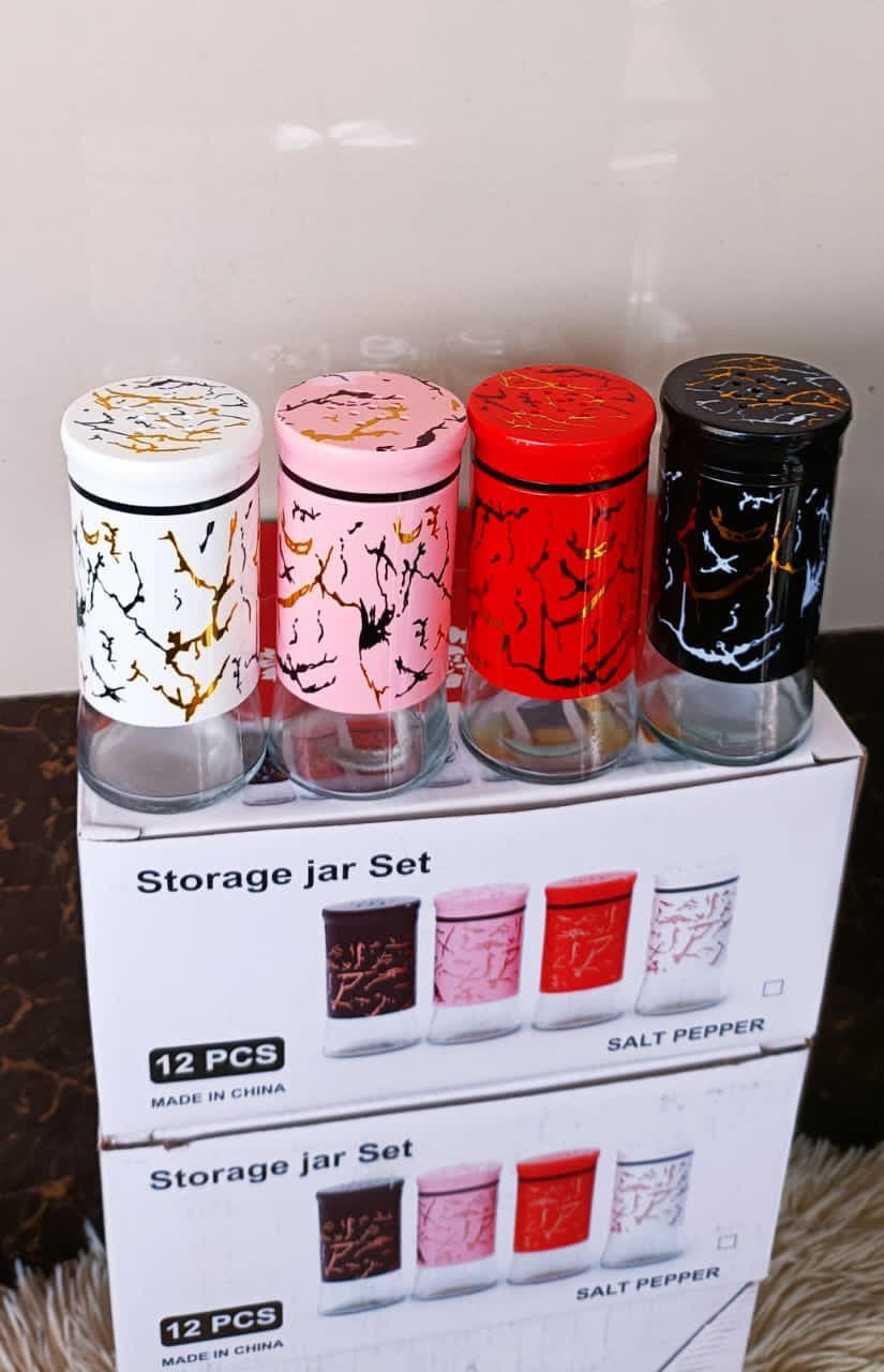 Straight Marbled Salt Shaker