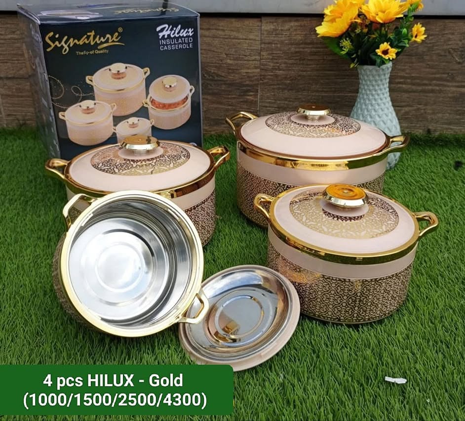 4-Piece Hilux Insulated Hotpot Set